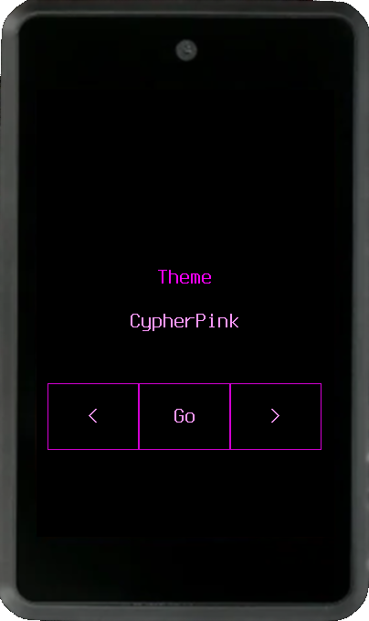 After: CypherPink theme button frames on Amigo