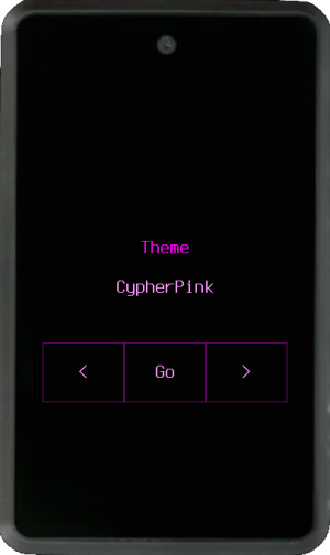 Before: CypherPink theme button frames on Amigo